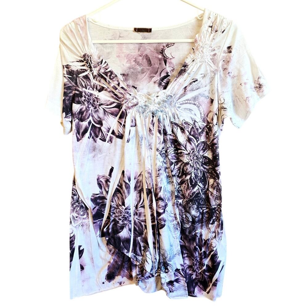 CDR y2k sparkle blouse size large